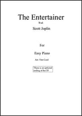 The Entertainer piano sheet music cover